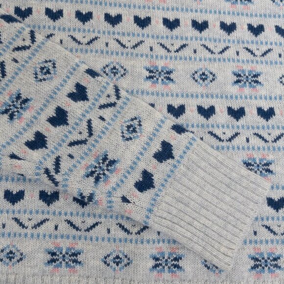 Toad & Co Women's Cazadero Crew Sweater Heather Gray Heart - Picture 7 of 14